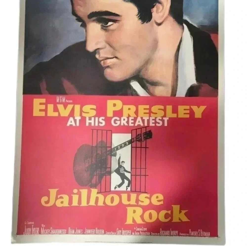 Vintage Elvis Presley Jail House Rock 1997 Poster - Picture 2 of 5